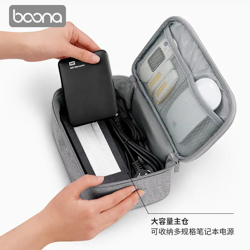 Tech Accessories For Laptop - กระเป๋าใส่อุปกรณ์เสริมสำหรับแล็ปท็อป Lenovo Legion แบบสั่งทำพิเศษ, กระเป๋าใส่อะแดปเตอร์ไฟฟ้า, เมาส์,
