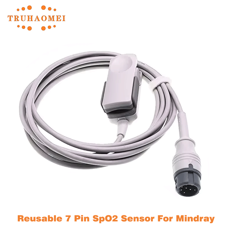 Tech Accessories & Gadgets - เซ็นเซอร์ SPO2 แบบใช้ซ้ำได้ 8 พิน สำหรับเครื่องวัดออกซิเจน