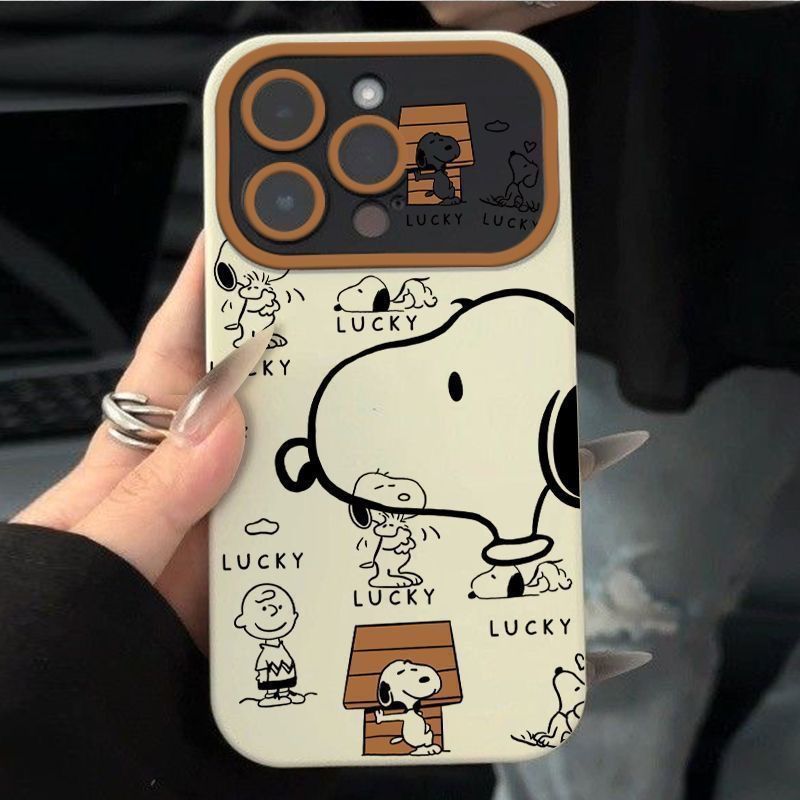 Mobile Tech Accessories - เคสโทรศัพท์นิ่มลายสนูปปี้ น่ารัก สไตล์อนิเมะ วัสดุ TPU สำหรับ