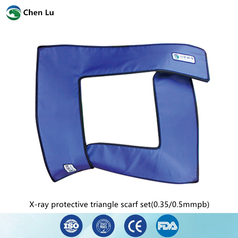 Xray Tech Accessories - ป้องกันรังสีผ้าพันคอ 0.35/0.5 มม.Pb Thyroid Collar สําหรับ