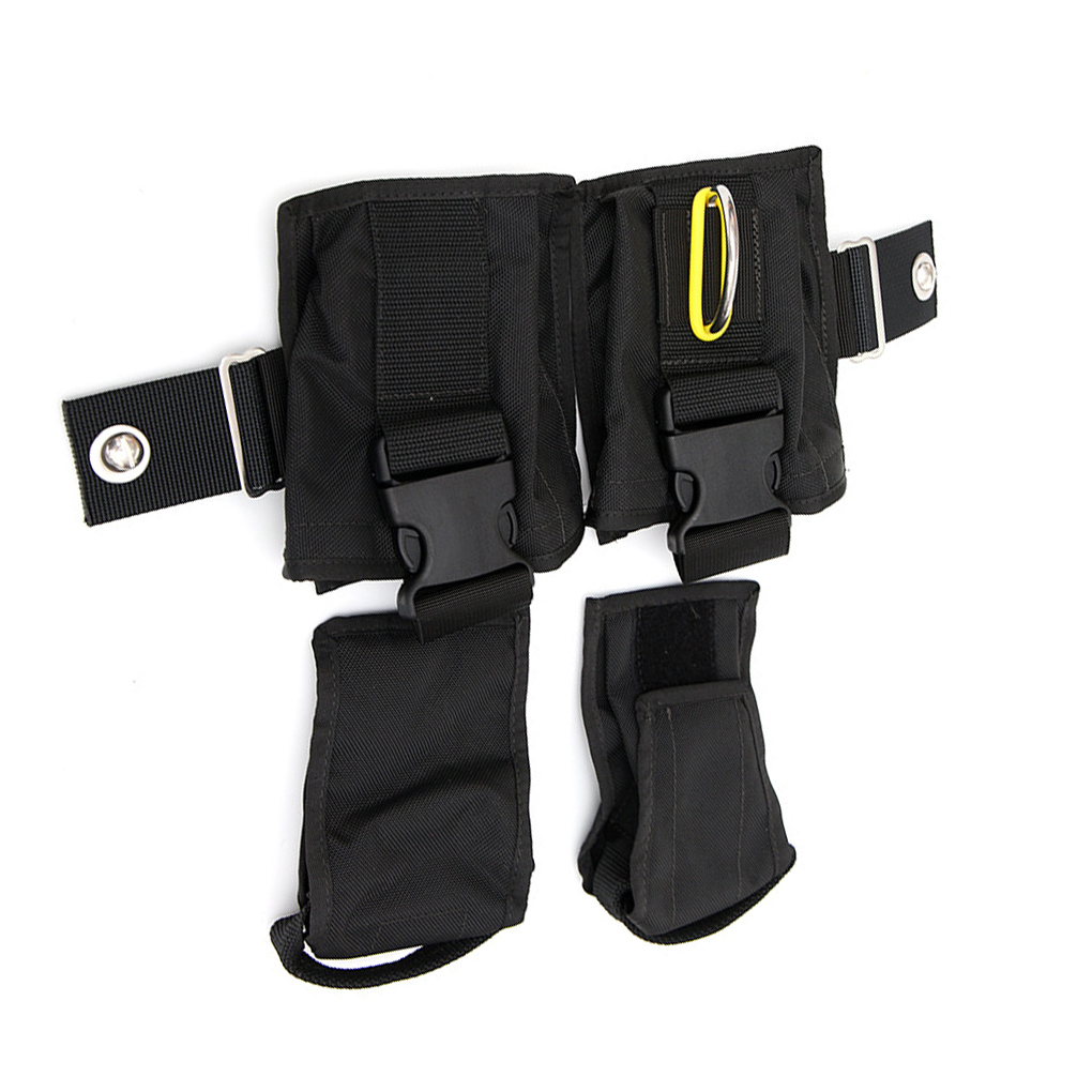 Tech Accessories Store - อุปกรณ์ใต้น้ำแบบมืออาชีพที่สามารถปรับได้8lbs น้ำหนักดำน้ำลึกกระเป๋าบรรจุตะกั่ว dudukan ril สำหรับดำน้ำเทคโนโลยีแผ่นหลัง