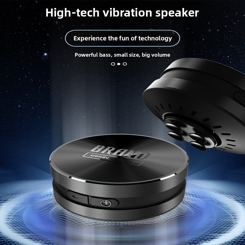 Tech Accessories & Gadgets - ลำโพงบลูทูธแบบนำเสียงผ่านกระดูก TM001 โครงโลหะพร้อมถ้วยดูดแบล็คเทค