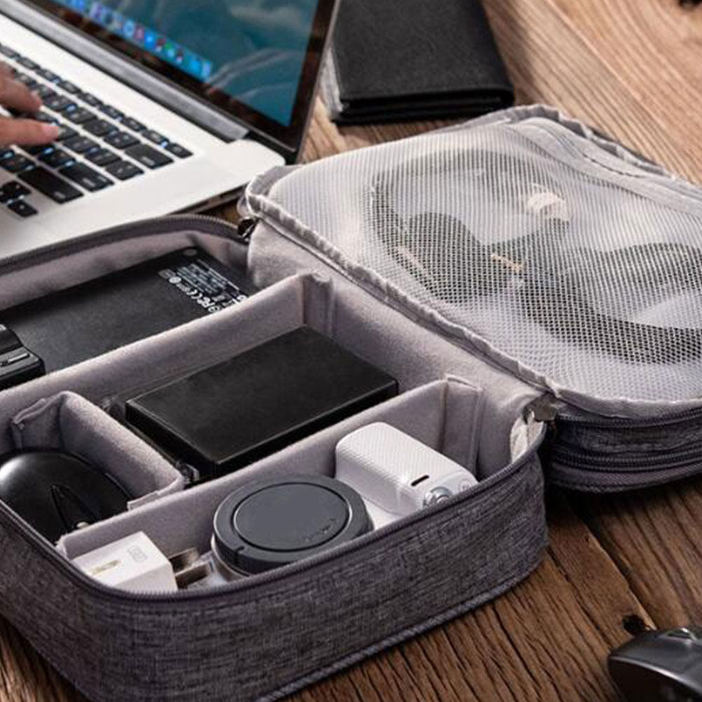 กระเป๋าจัดระเบียบอุปกรณ์ดิจิทั - Tech Accessories Travel Organizer Pouch บทวิจารณ์และราคา