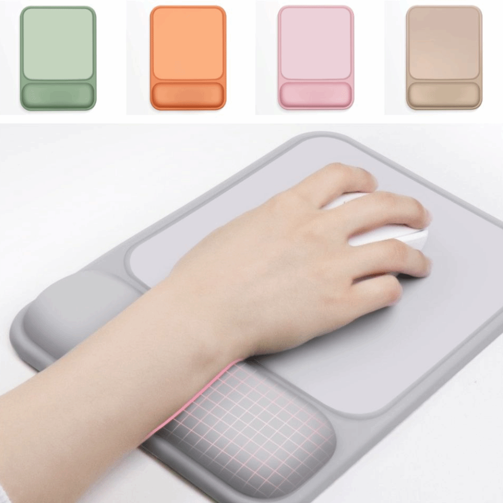 แผ่นรองเมาส์พร้อมที่รองข้อมือต - Keyboard Wrist Pad Leather บทวิจารณ์และราคา