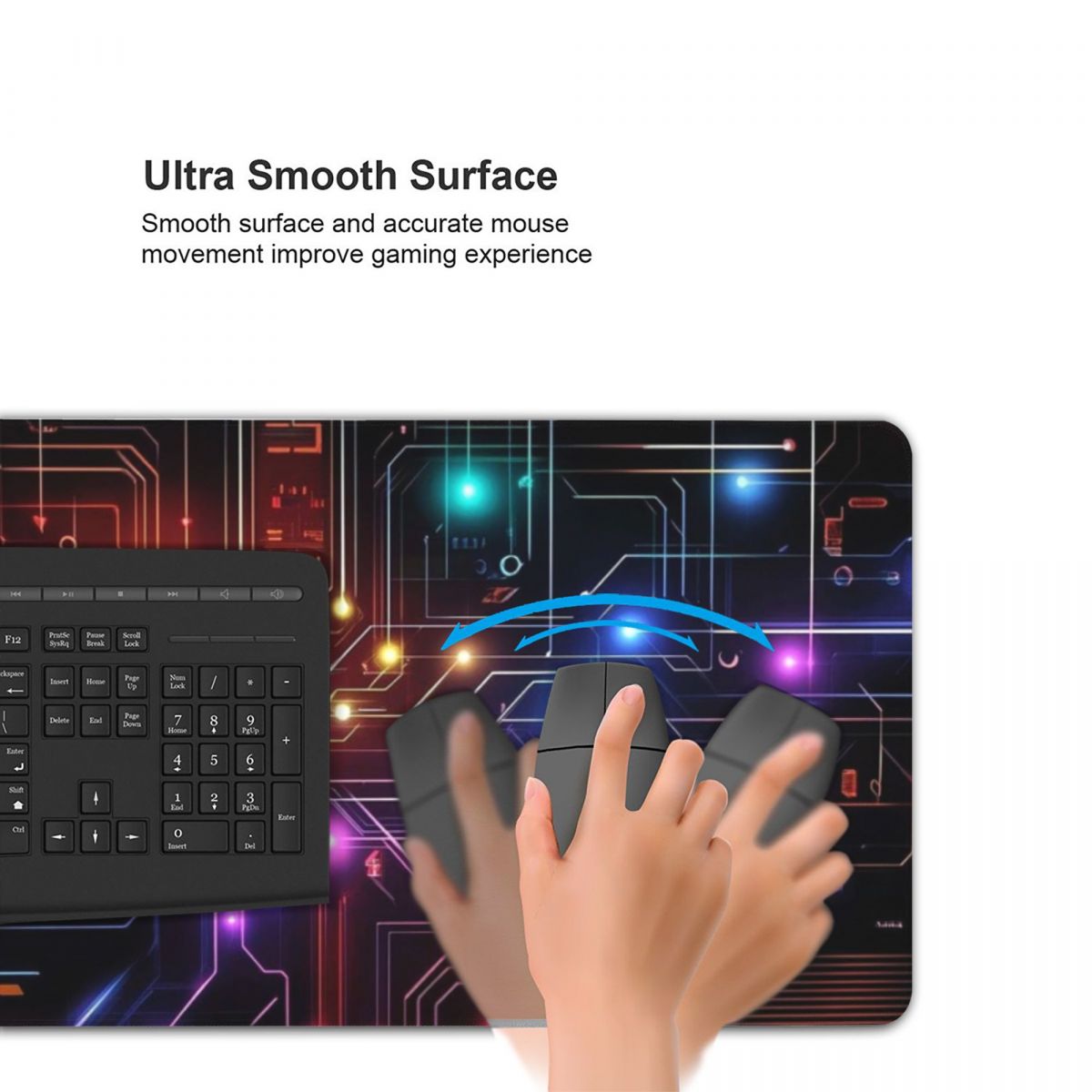 แผ่นรองเมาส์ขนาดใหญ่แบบวงจรไฮเ - Tech Accessories For Laptop บทวิจารณ์และราคา
