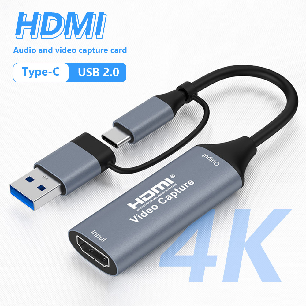 การ์ดบันทึกวิดีโอ 4K 2 in 1 US - Usb C To Hdmi บทวิจารณ์และราคา