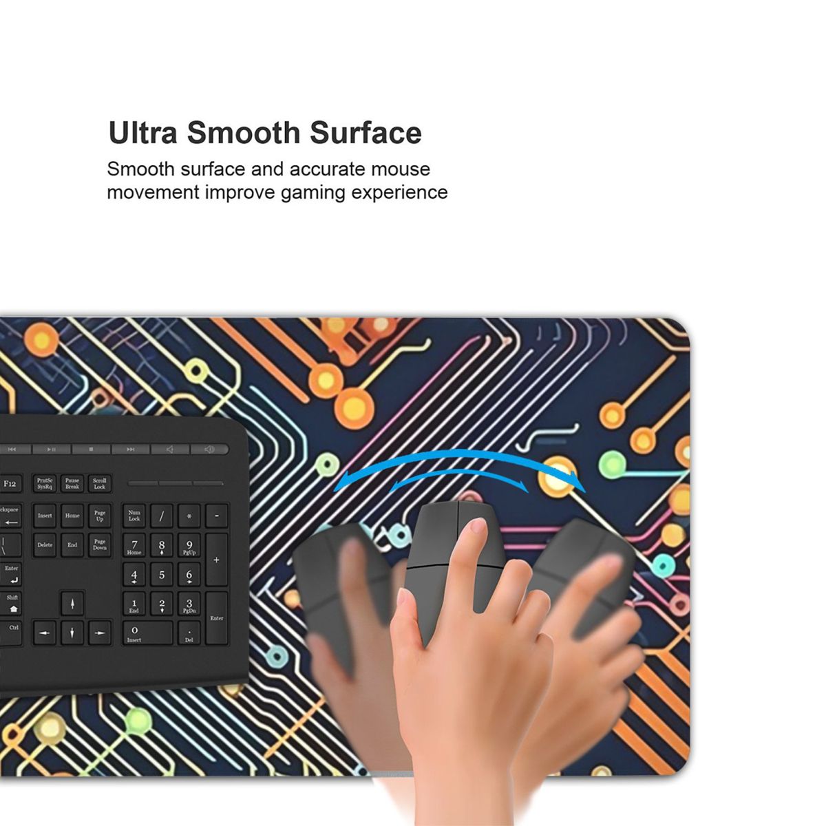 แผ่นรองเมาส์ขนาดใหญ่แบบวงจรไฮเ - Tech Accessories For Laptop บทวิจารณ์และราคา