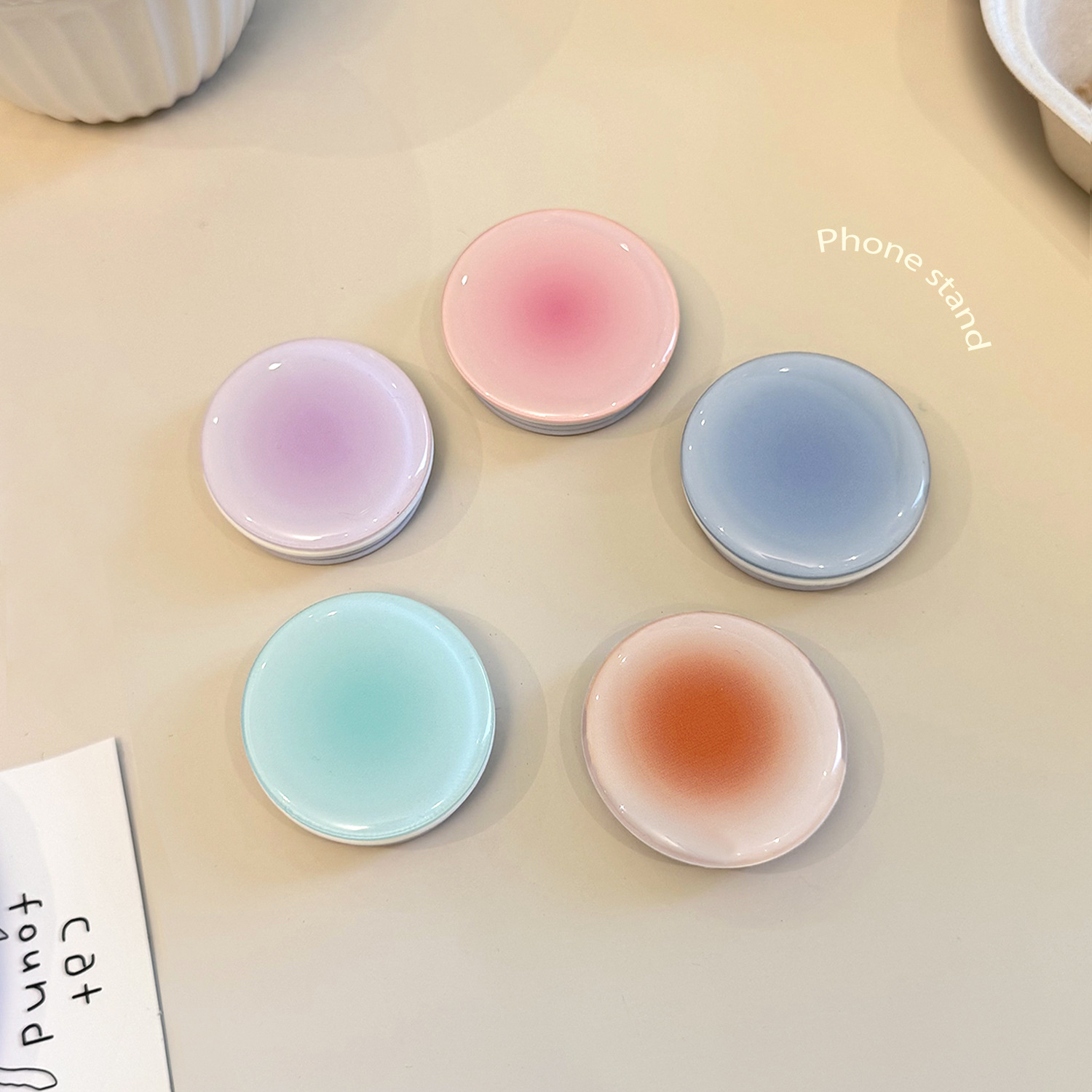 ที่จับโทรศัพท์แบบไล่สีสไตล์ In - Mobile Tech Accessories บทวิจารณ์และราคา