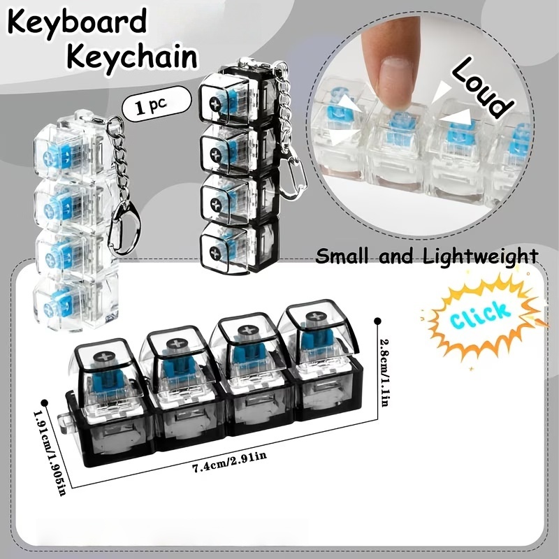 พวงกุญแจคีย์บอร์ดเรืองแสง 1 ชิ - Tech Office Accessories บทวิจารณ์และราคา