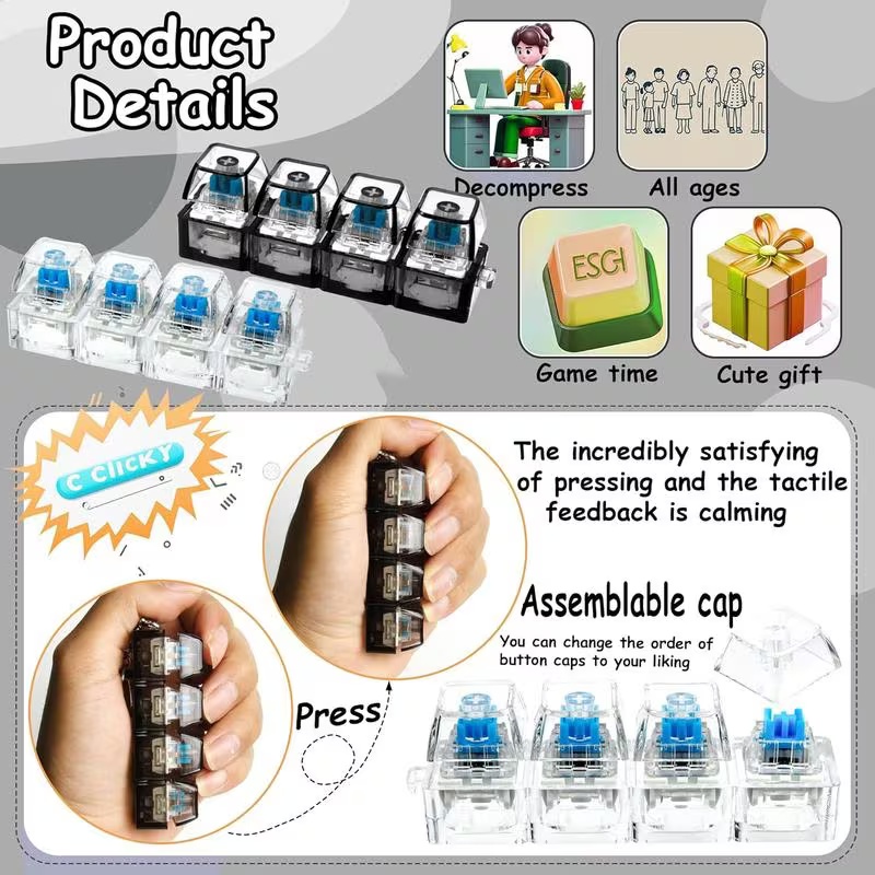 พวงกุญแจคีย์บอร์ดเรืองแสง 1 ชิ - Tech Office Accessories บทวิจารณ์และราคา