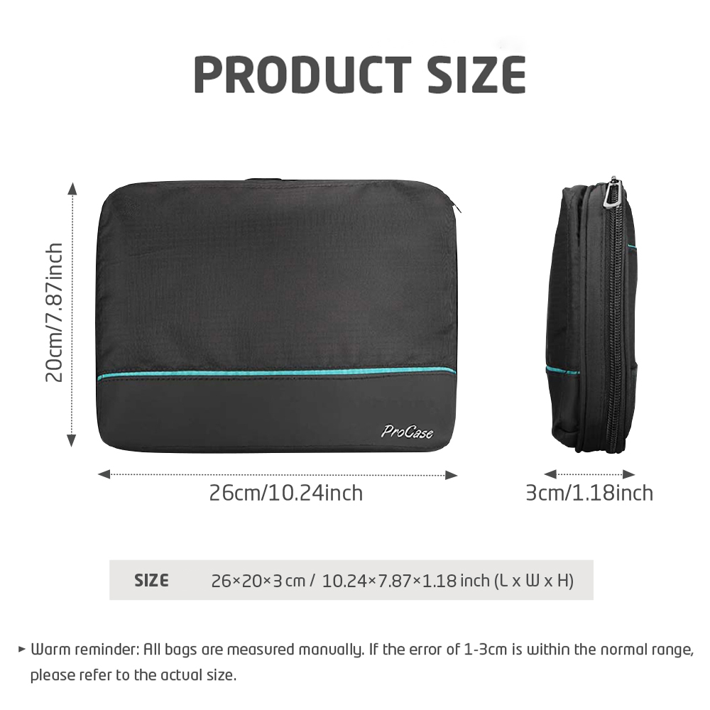 กระเป๋าจัดระเบียบอุปกรณ์อิเล็ก - Tech Accessories Travel Organizer Pouch บทวิจารณ์และราคา