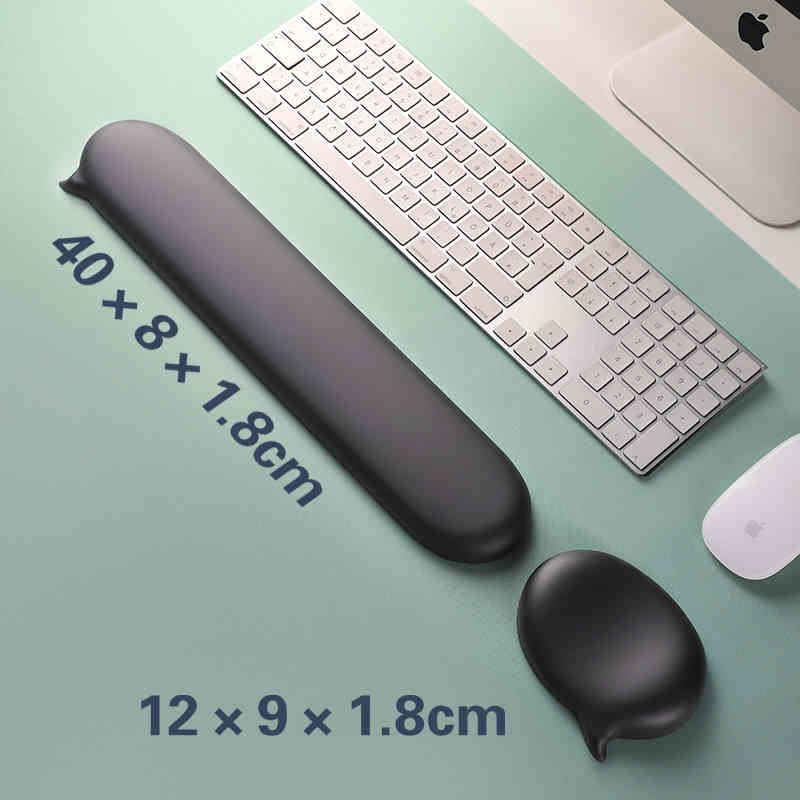 Mousepad ซิลิโคนสายรัดข้อมือสํ - Keyboard Wrist Pad Leather บทวิจารณ์และราคา