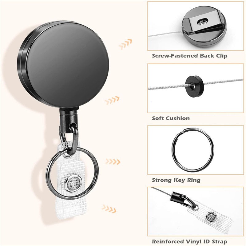 พวงกุญแจโลหะแบบคลิปหนีบ สายคล้ - Xray Tech Accessories บทวิจารณ์และราคา
