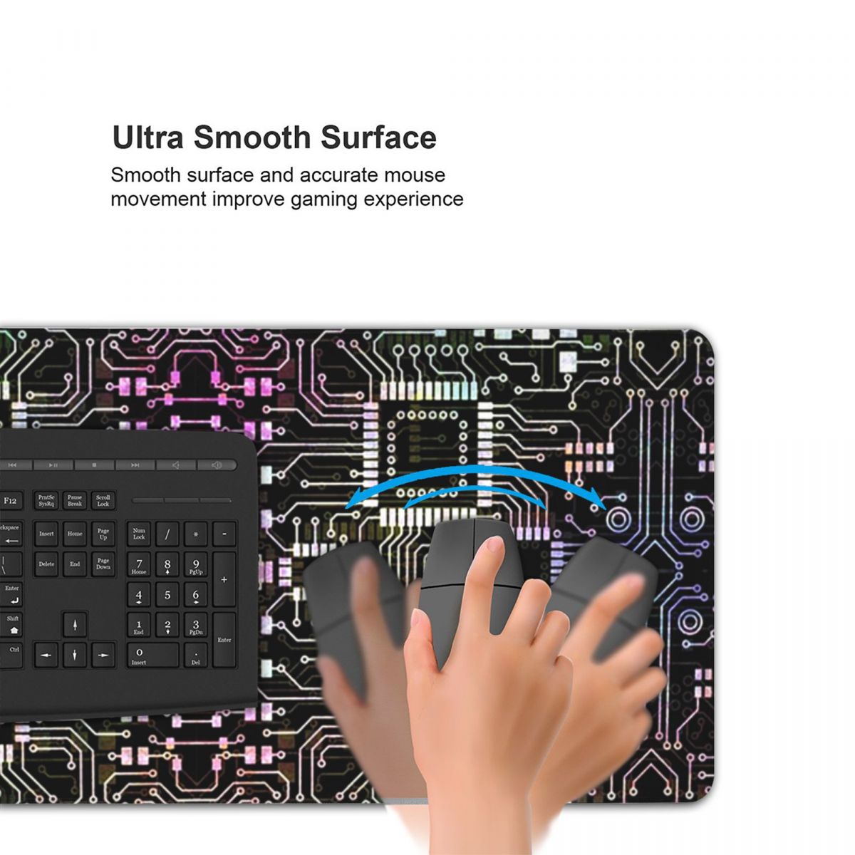 แผ่นรองเมาส์ขนาดใหญ่แบบวงจรไฮเ - Tech Accessories For Laptop บทวิจารณ์และราคา