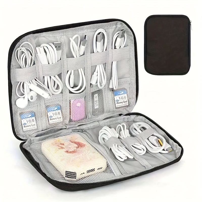 กระเป๋าจัดระเบียบสายเคเบิลสำหร - Tech Accessories Travel Organizer Pouch บทวิจารณ์และราคา