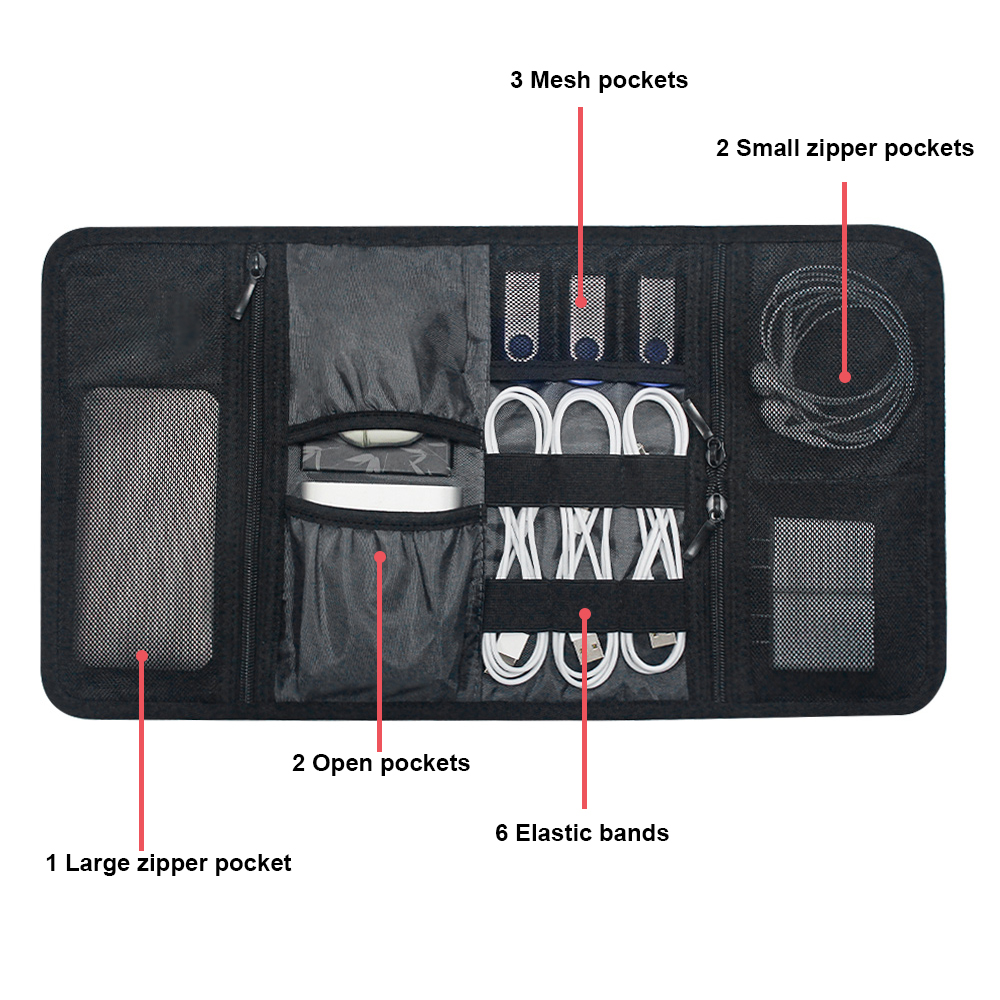 กระเป๋าจัดเก็บอุปกรณ์อิเล็กทรอ - Tech Office Accessories บทวิจารณ์และราคา
