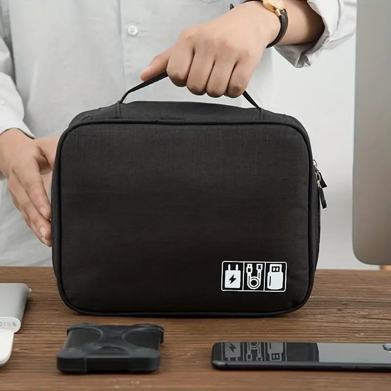 กระเป๋าจัดระเบียบสายเคเบิลสำหร - Tech Accessories Travel Organizer Pouch บทวิจารณ์และราคา