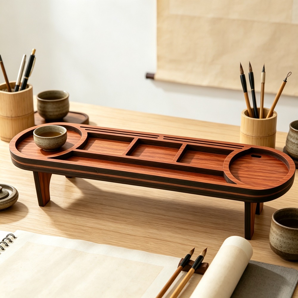 ที่จัดระเบียบโต๊ะทำงานไม้พร้อม - Tech Office Accessories บทวิจารณ์และราคา