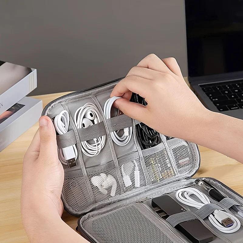 กระเป๋าเก็บอุปกรณ์อิเล็กทรอนิก - Tech Accessories Travel Organizer Pouch บทวิจารณ์และราคา
