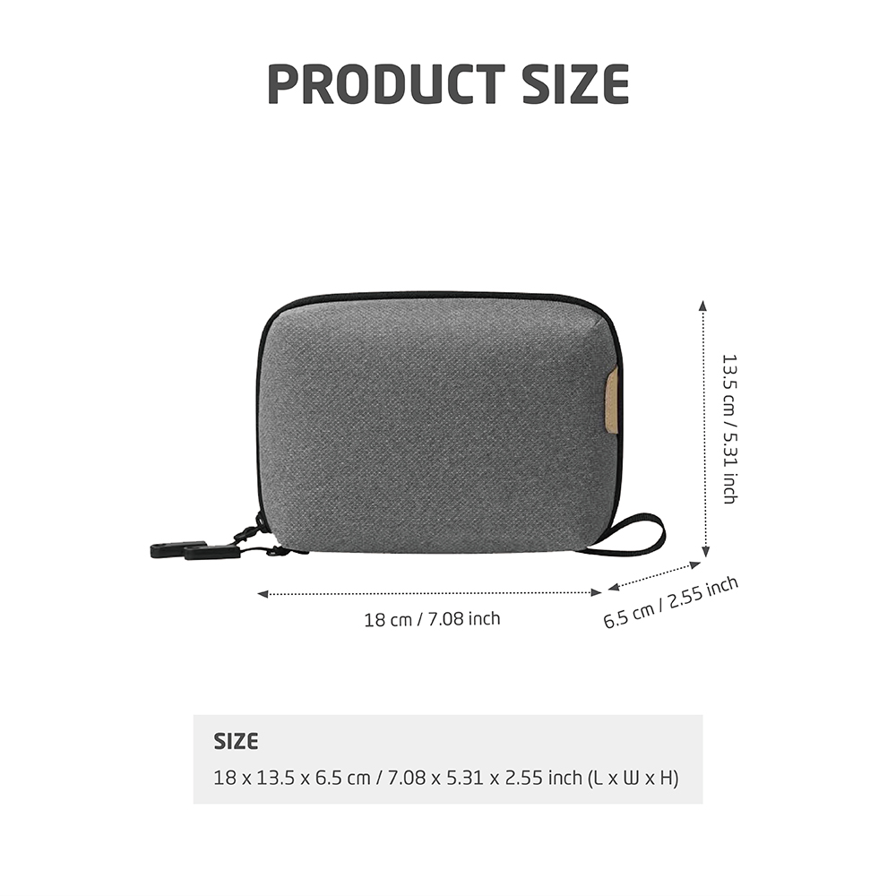 กระเป๋าจัดเก็บอุปกรณ์อิเล็กทรอ - Tech Accessories Travel Organizer Pouch บทวิจารณ์และราคา