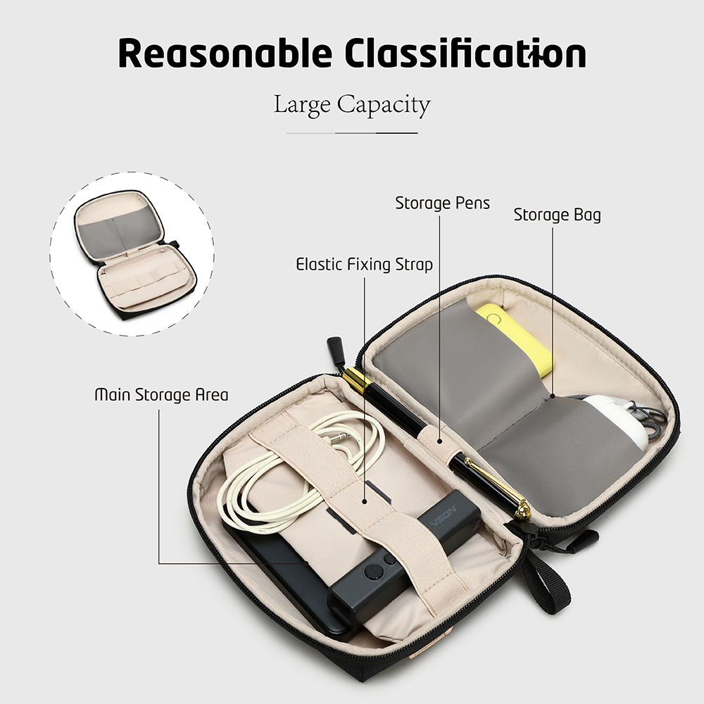 กระเป๋าจัดเก็บอุปกรณ์อิเล็กทรอ - Tech Accessories Travel Organizer Pouch บทวิจารณ์และราคา