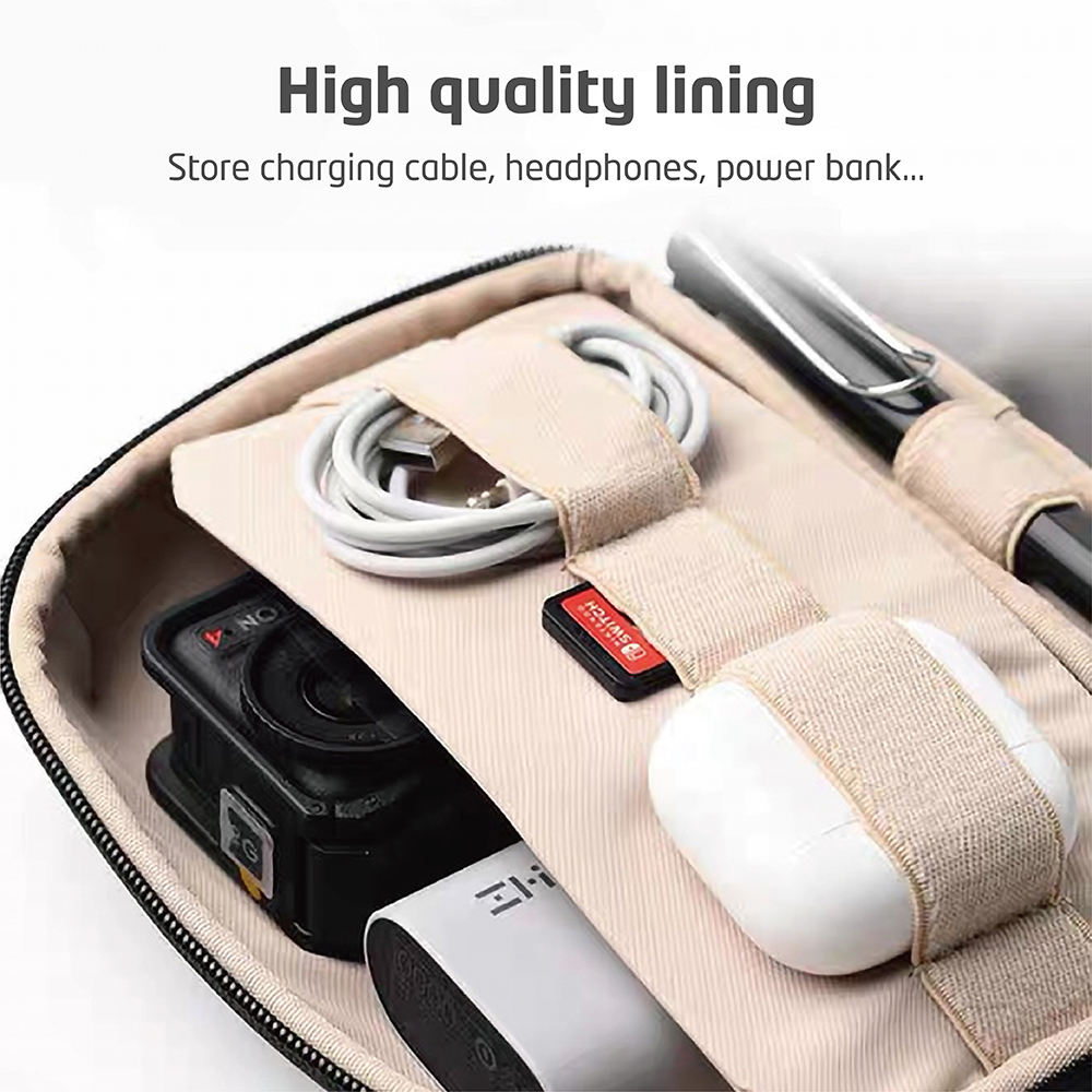 กระเป๋าจัดเก็บอุปกรณ์อิเล็กทรอ - Tech Accessories Travel Organizer Pouch บทวิจารณ์และราคา