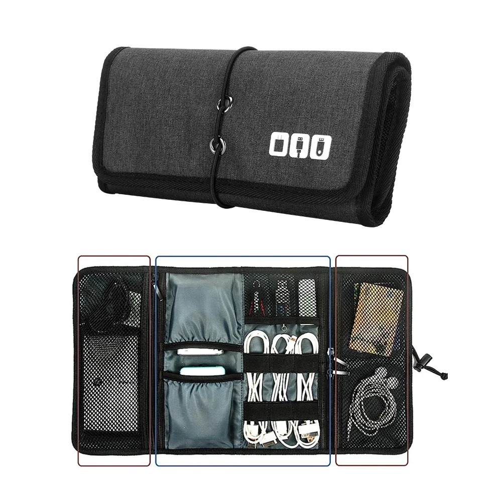 กระเป๋าใส่สายไฟออแกไนเซอร์อิเล - Tech Accessories Travel Organizer Pouch บทวิจารณ์และราคา