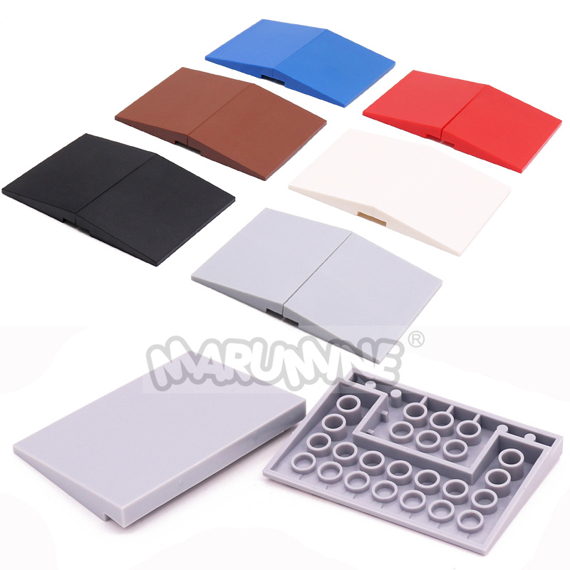 10PCS MOCเมืองอิฐหลังคา 6x8 เอ - Tech House Accessories บทวิจารณ์และราคา